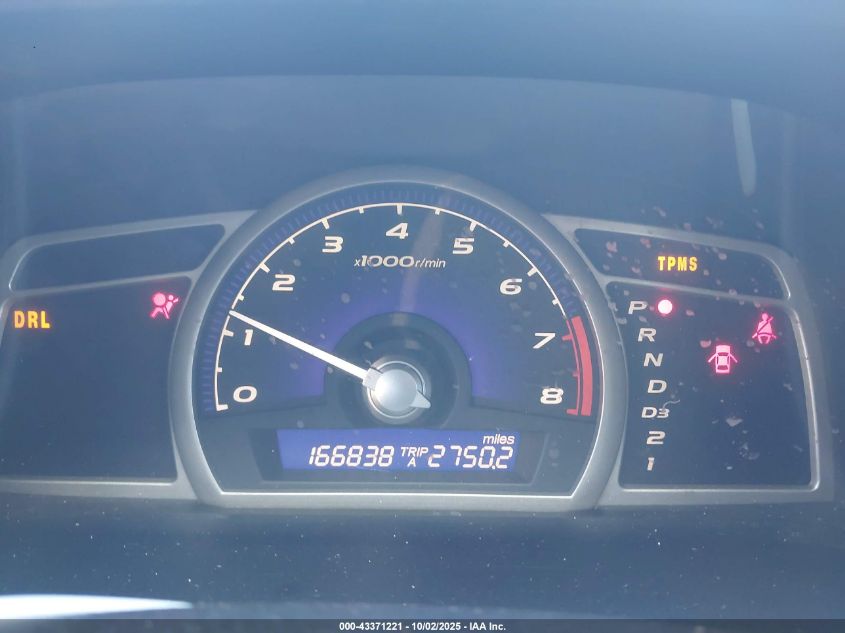 2008 Honda Civic Lx VIN: 2HGFA16538H326822 Lot: 43371221