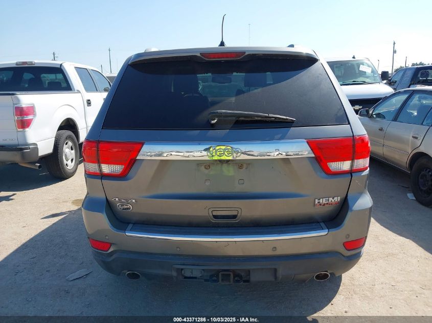 2011 Jeep Grand Cherokee Overland VIN: 1J4RR6GT0BC737985 Lot: 43371286