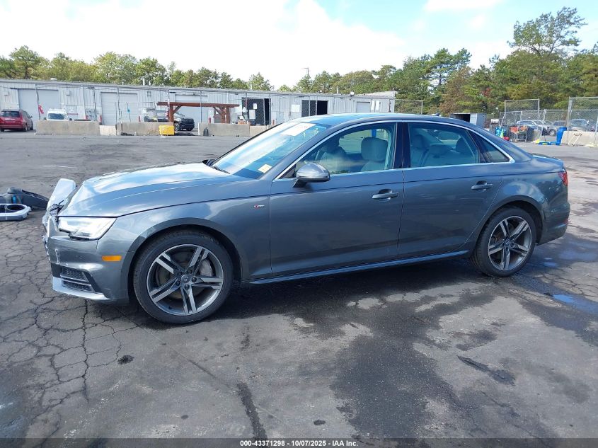 2018 Audi A4 2.0T Premium/2.0T Tech Premium VIN: WAUENAF40JN010083 Lot: 43371298