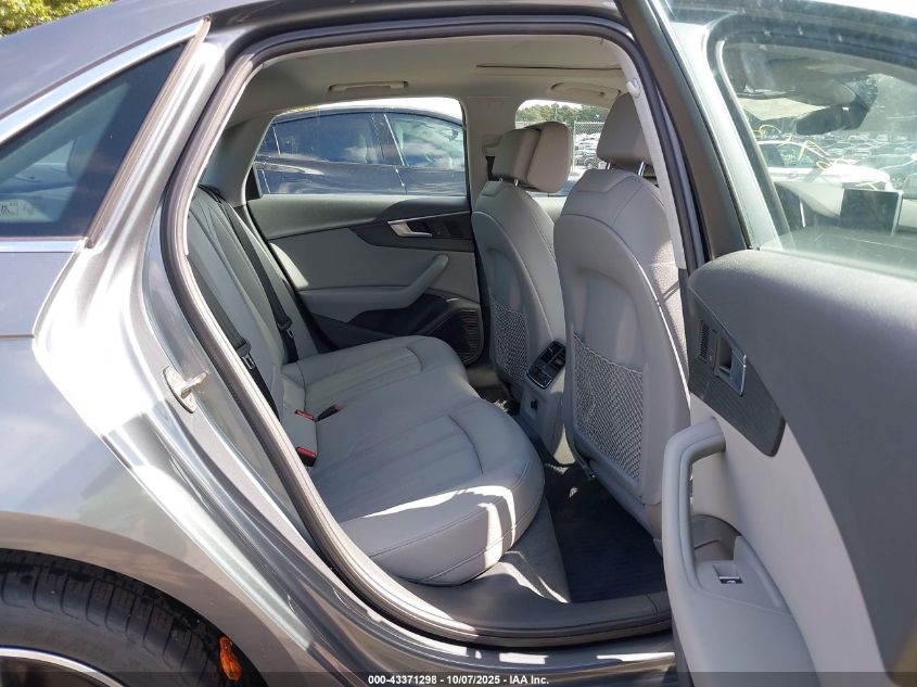 2018 Audi A4 2.0T Premium/2.0T Tech Premium VIN: WAUENAF40JN010083 Lot: 43371298