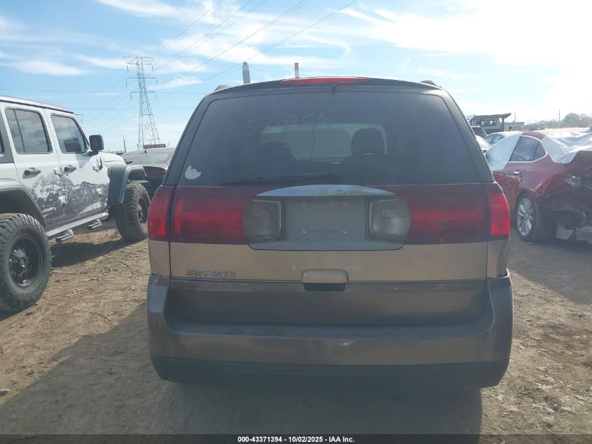 2004 Buick Rendezvous Cx VIN: 3G5DA03E24S530756 Lot: 43371394