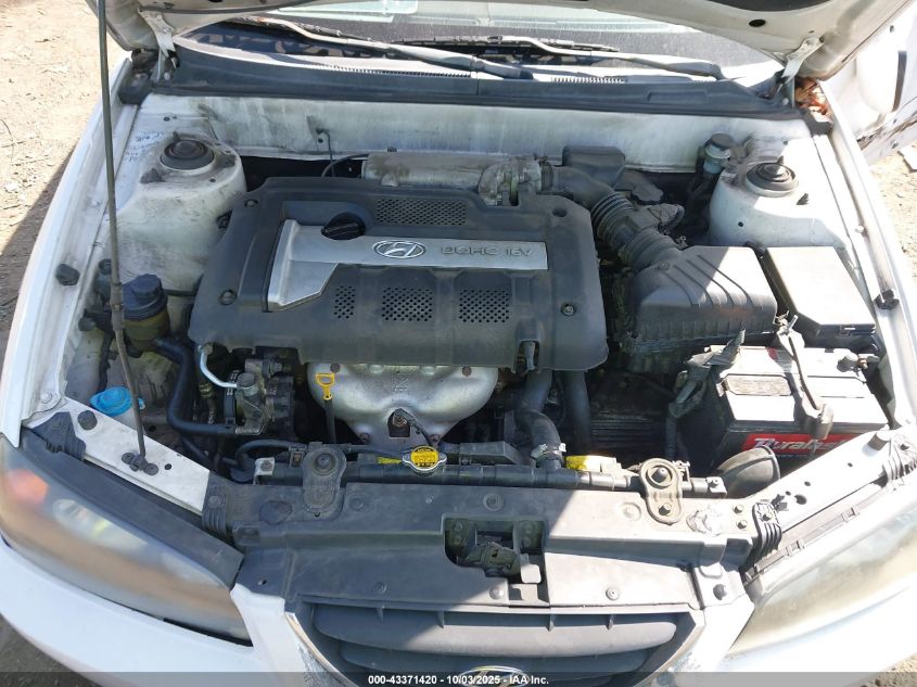 2005 Hyundai Elantra Gls/Gt VIN: KMHDN46D55U939385 Lot: 43371420