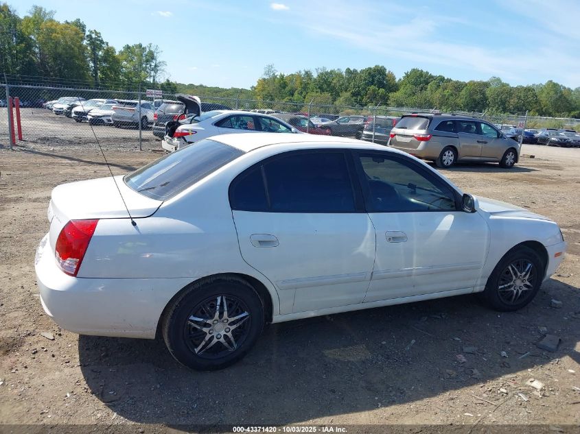 2005 Hyundai Elantra Gls/Gt VIN: KMHDN46D55U939385 Lot: 43371420