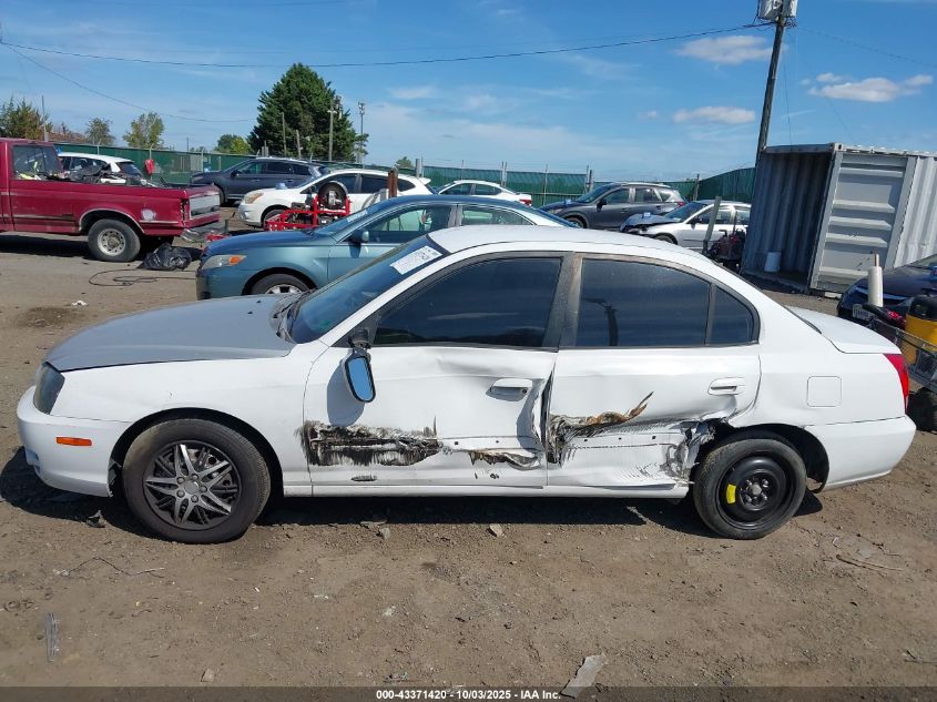 2005 Hyundai Elantra Gls/Gt VIN: KMHDN46D55U939385 Lot: 43371420