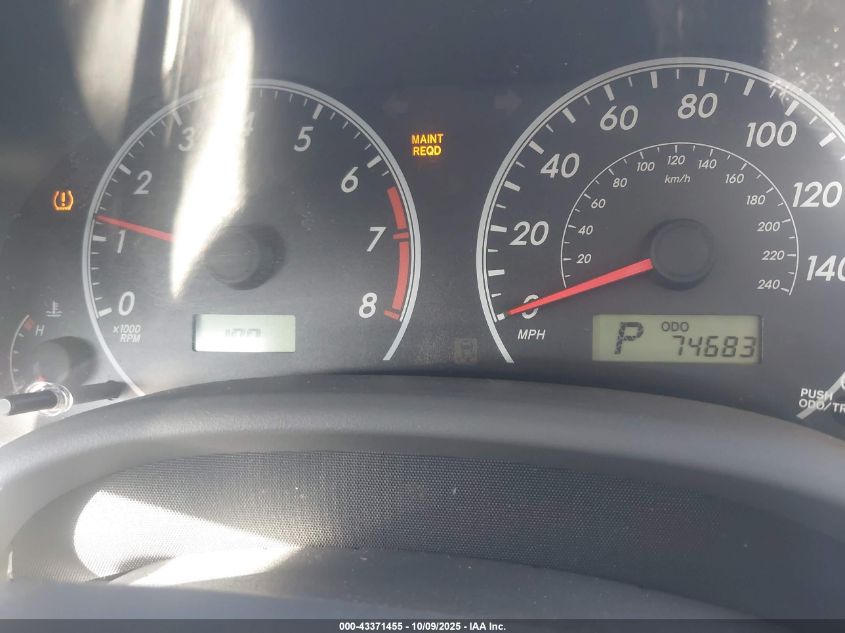 2009 Toyota Corolla Le VIN: 1NXBU40E69Z077554 Lot: 43371455