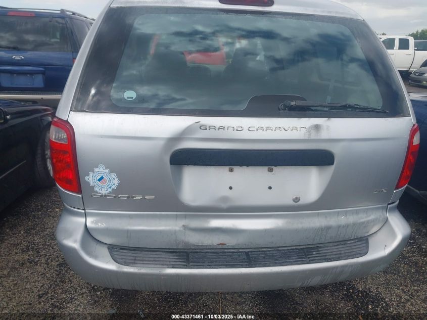 2002 Dodge Grand Caravan Se VIN: 1B4GP24322B623571 Lot: 43371461