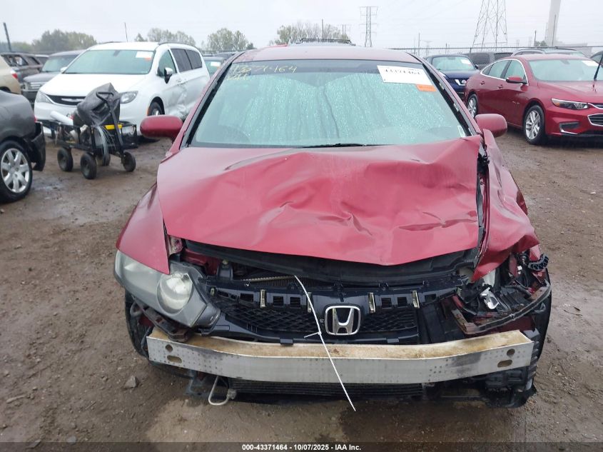 2010 Honda Civic Lx VIN: 19XFA1F51AE016023 Lot: 43371464