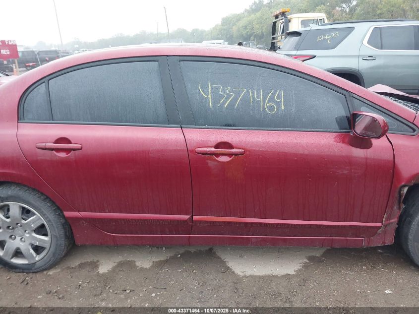 2010 Honda Civic Lx VIN: 19XFA1F51AE016023 Lot: 43371464