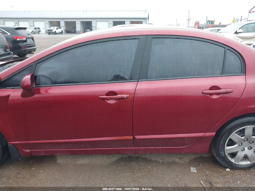 2010 Honda Civic Lx VIN: 19XFA1F51AE016023 Lot: 43371464