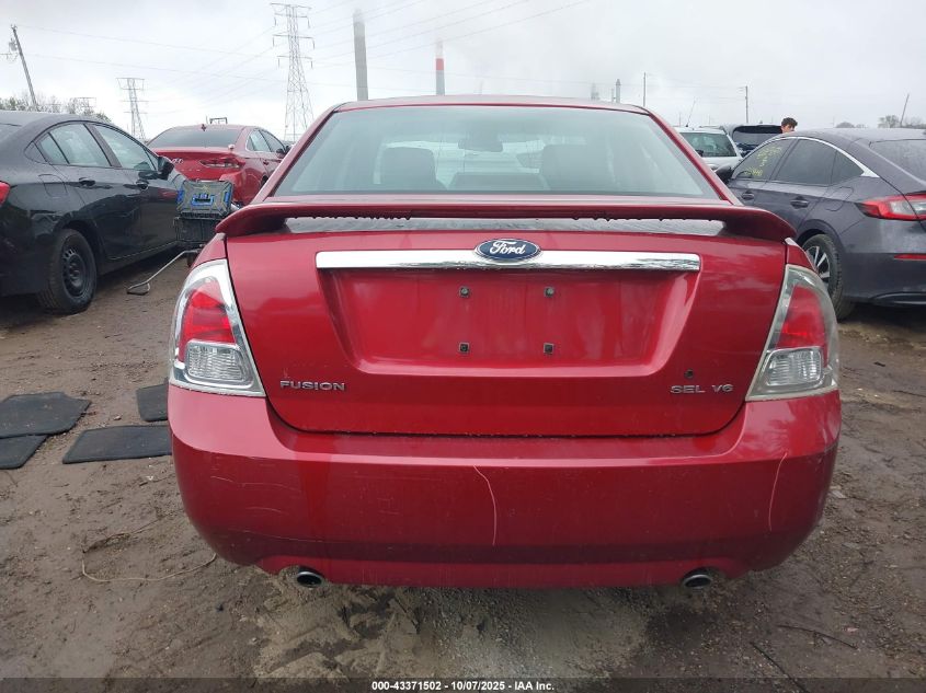 2006 Ford Fusion Sel VIN: 3FAFP08186R211397 Lot: 43371502