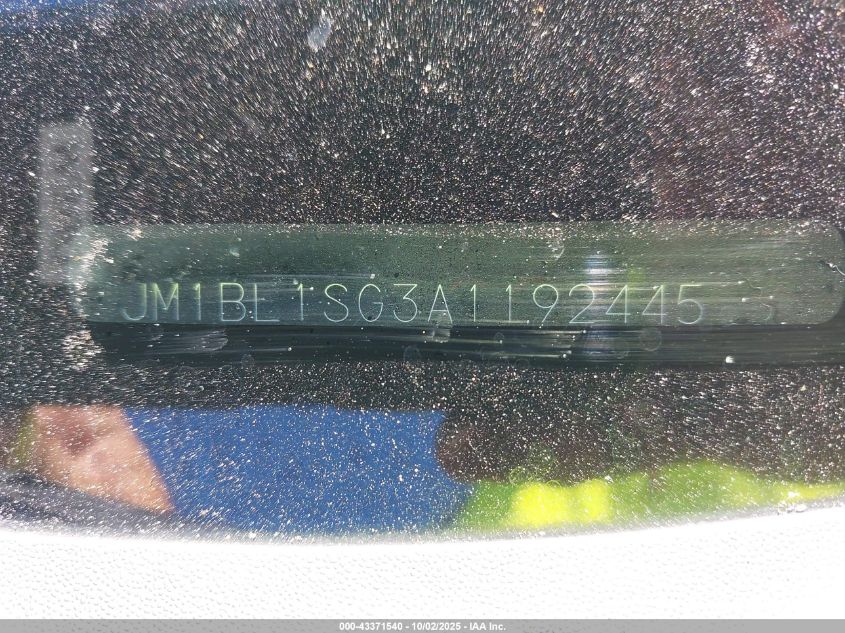 2010 Mazda Mazda3 I Sport VIN: JM1BL1SG3A1192445 Lot: 43371540