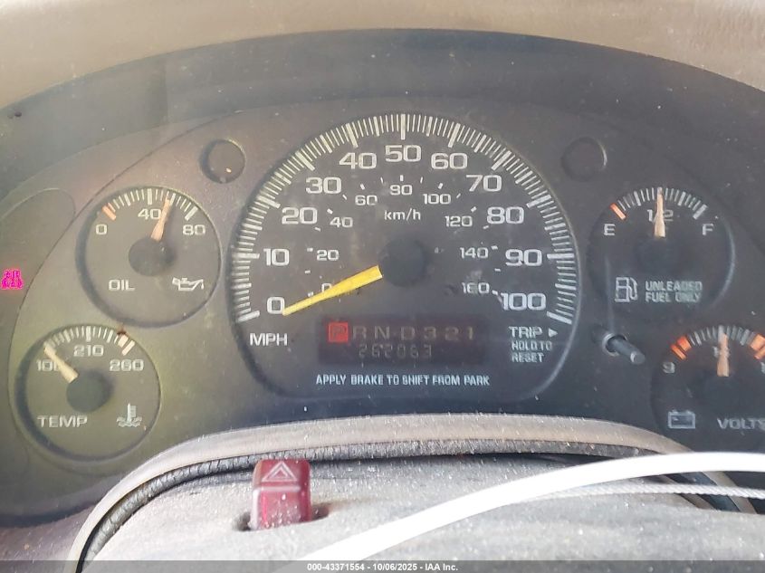 2000 Chevrolet Astro VIN: 1GNDM19WXYB124965 Lot: 43371554