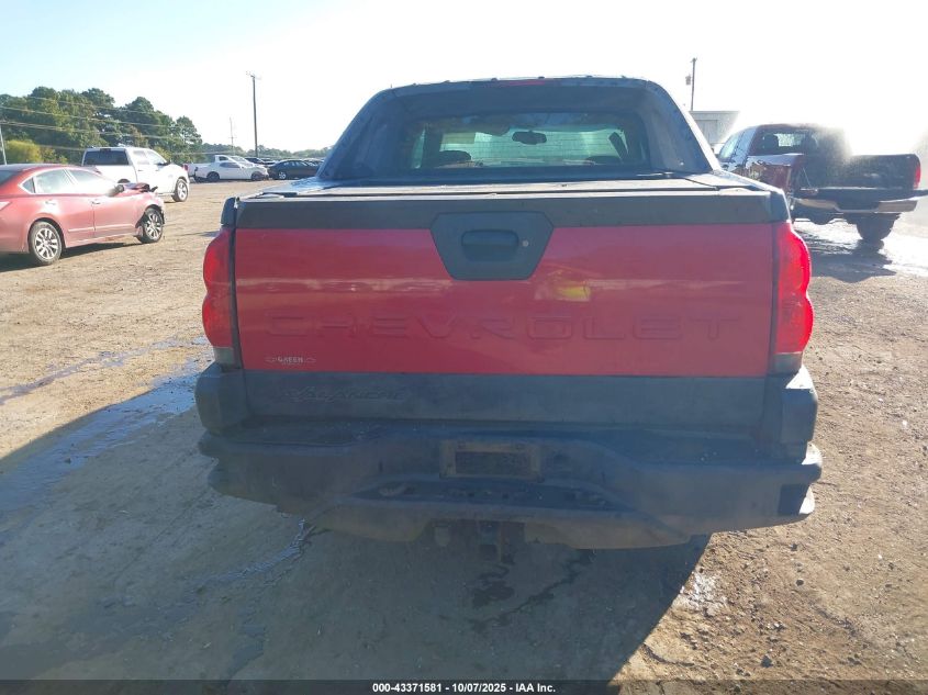 2003 Chevrolet Avalanche 1500 VIN: 3GNEK13T13G167566 Lot: 43371581