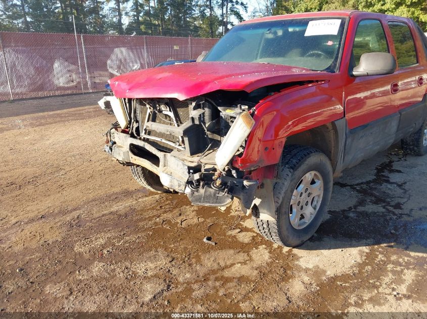 2003 Chevrolet Avalanche 1500 VIN: 3GNEK13T13G167566 Lot: 43371581