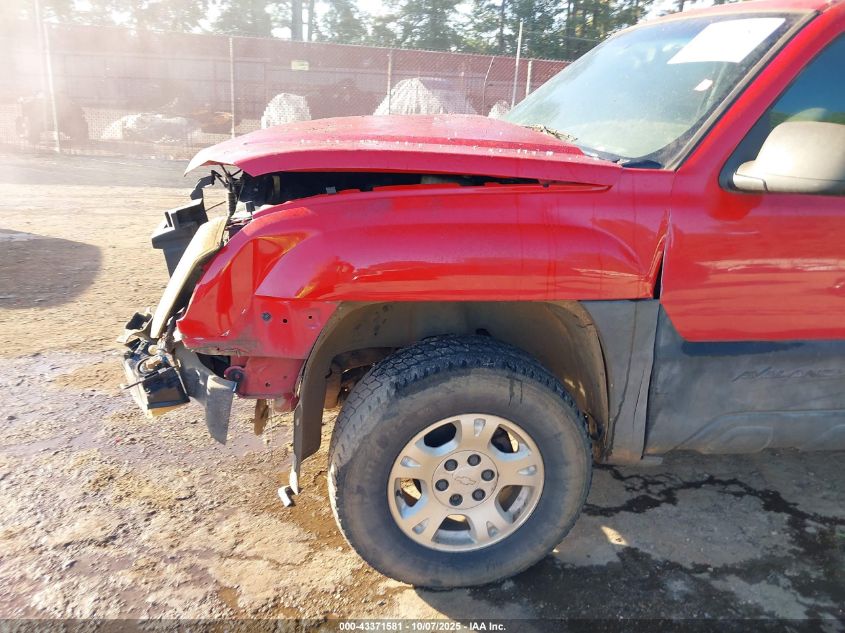 2003 Chevrolet Avalanche 1500 VIN: 3GNEK13T13G167566 Lot: 43371581