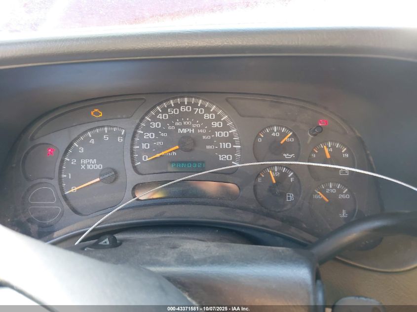 2003 Chevrolet Avalanche 1500 VIN: 3GNEK13T13G167566 Lot: 43371581