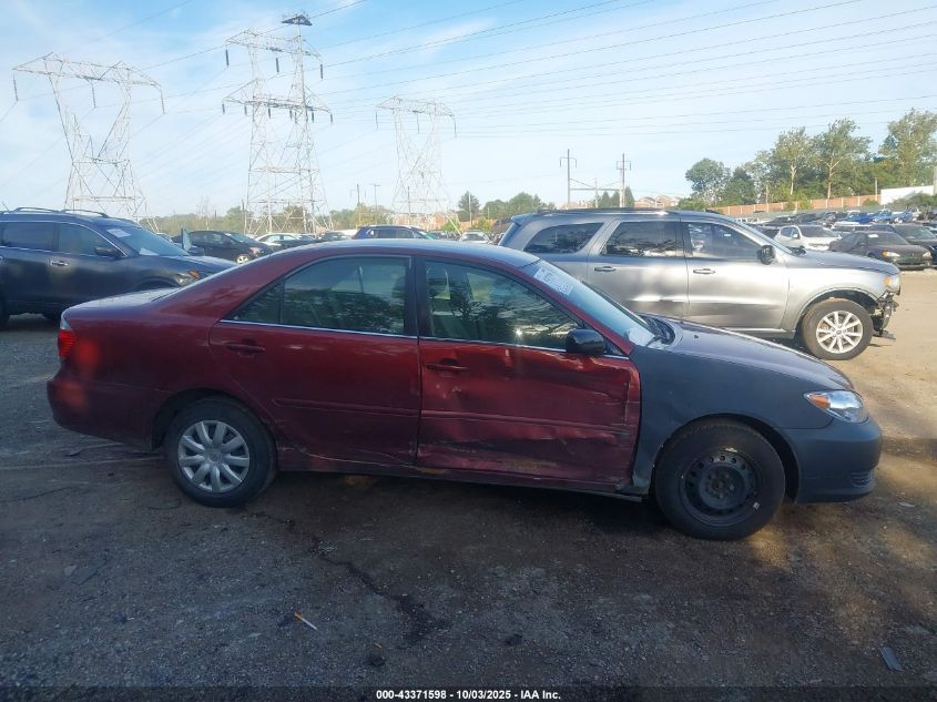 2005 Toyota Camry Le VIN: 4T1BE32K55U002199 Lot: 43371598