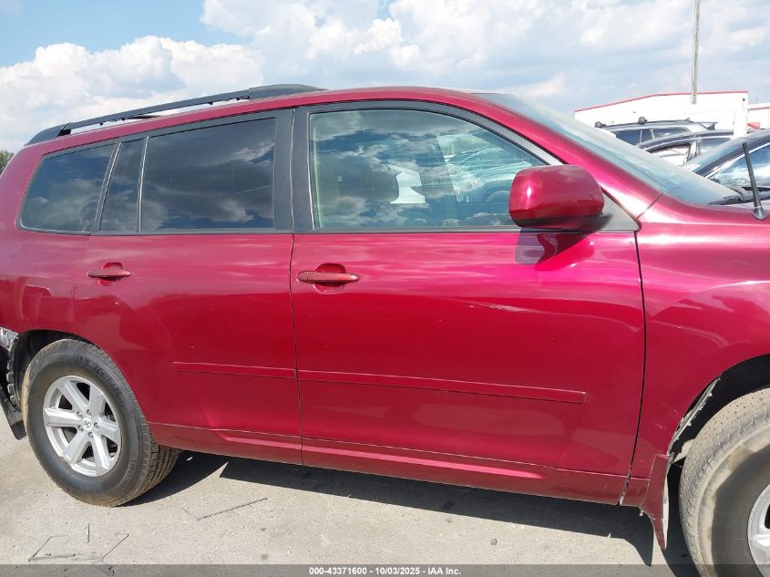 2008 Toyota Highlander VIN: JTEES41A282108100 Lot: 43371600