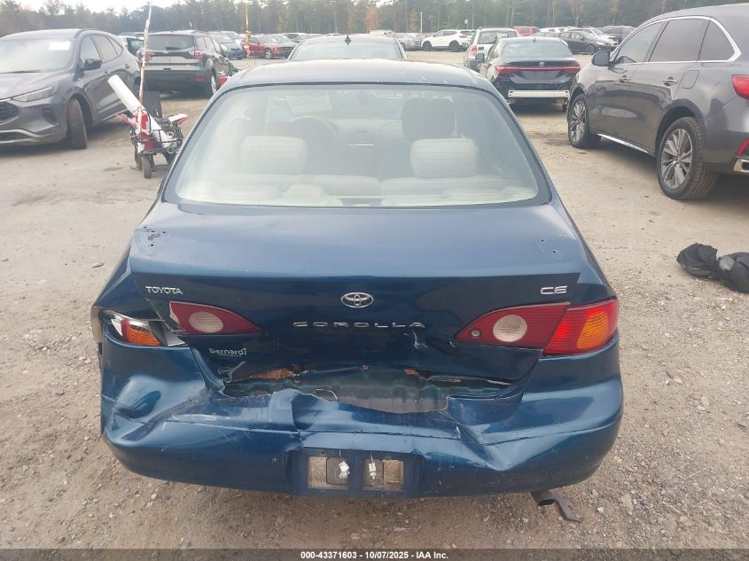 1999 Toyota Corolla Ce VIN: 2T1BR12E5XC211594 Lot: 43371603