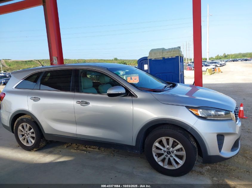 2019 Kia Sorento 3.3L Lx VIN: 5XYPG4A53KG488076 Lot: 43371664