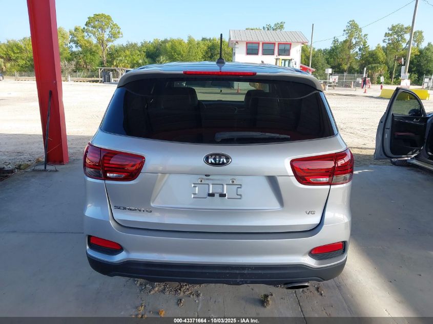 2019 Kia Sorento 3.3L Lx VIN: 5XYPG4A53KG488076 Lot: 43371664