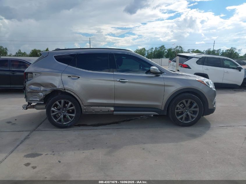 2018 Hyundai Santa Fe Sport 2.0T Ultimate VIN: 5XYZW4LA6JG536593 Lot: 43371679