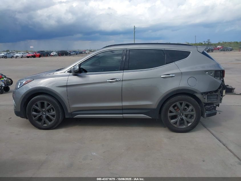 2018 Hyundai Santa Fe Sport 2.0T Ultimate VIN: 5XYZW4LA6JG536593 Lot: 43371679