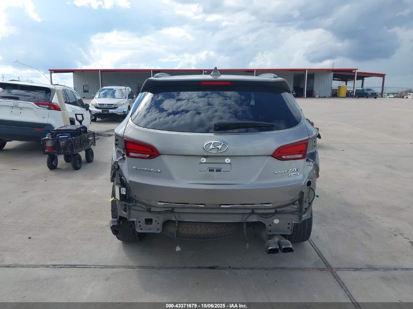 2018 Hyundai Santa Fe Sport 2.0T Ultimate VIN: 5XYZW4LA6JG536593 Lot: 43371679