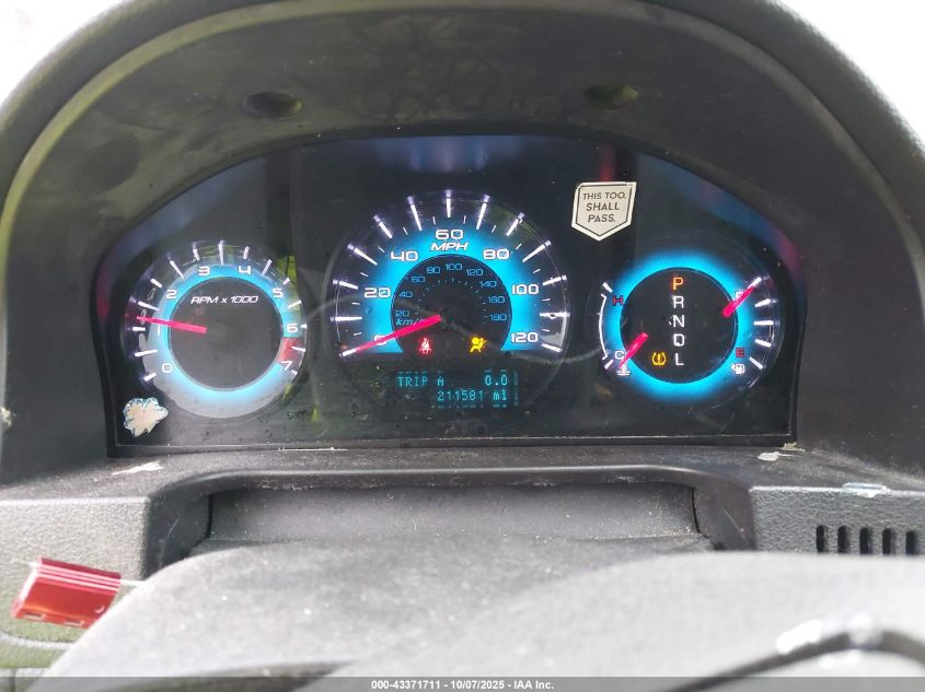 2012 Ford Fusion Se VIN: 3FAHP0HA1CR207423 Lot: 43371711