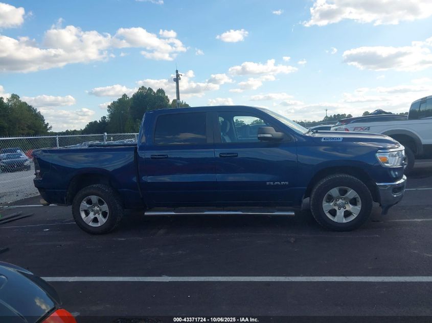 2021 Ram 1500 Big Horn 4X2 5'7 Box VIN: 1C6RREFTXMN662101 Lot: 43371724