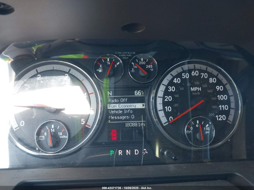 2011 Ram Ram 3500 Laramie VIN: 3D73Y4CL8BG532202 Lot: 43371736