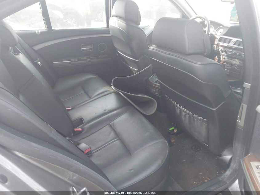 2003 BMW 745I VIN: WBAGL634X3DP67579 Lot: 43371749