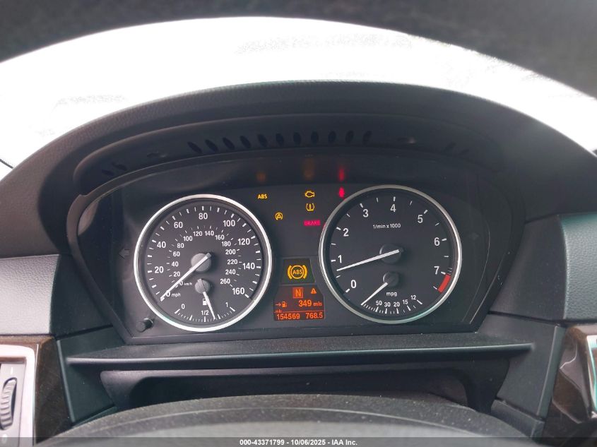 2008 BMW 535I VIN: WBANW13578CZ84949 Lot: 43371799