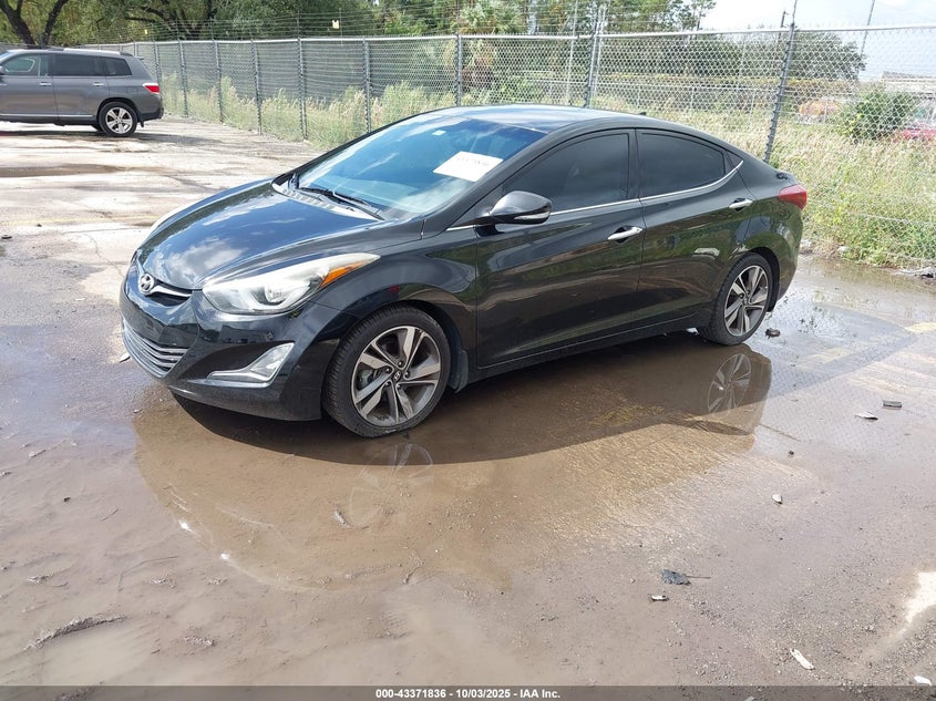 2014 HYUNDAI ELANTRA LIMITED - 5NPDH4AEXEH474267