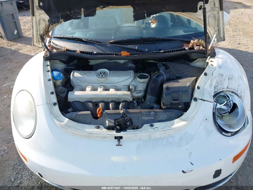 2008 Volkswagen New Beetle Black Tie Edition/Triple White VIN: 3VWFW31C88M519046 Lot: 43371847