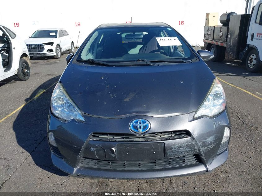 2014 Toyota Prius C One VIN: JTDKDTB31E1572282 Lot: 43371876