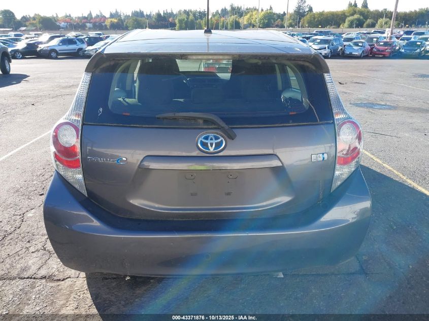 2014 Toyota Prius C One VIN: JTDKDTB31E1572282 Lot: 43371876