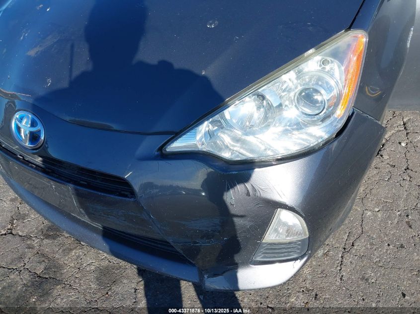 2014 Toyota Prius C One VIN: JTDKDTB31E1572282 Lot: 43371876