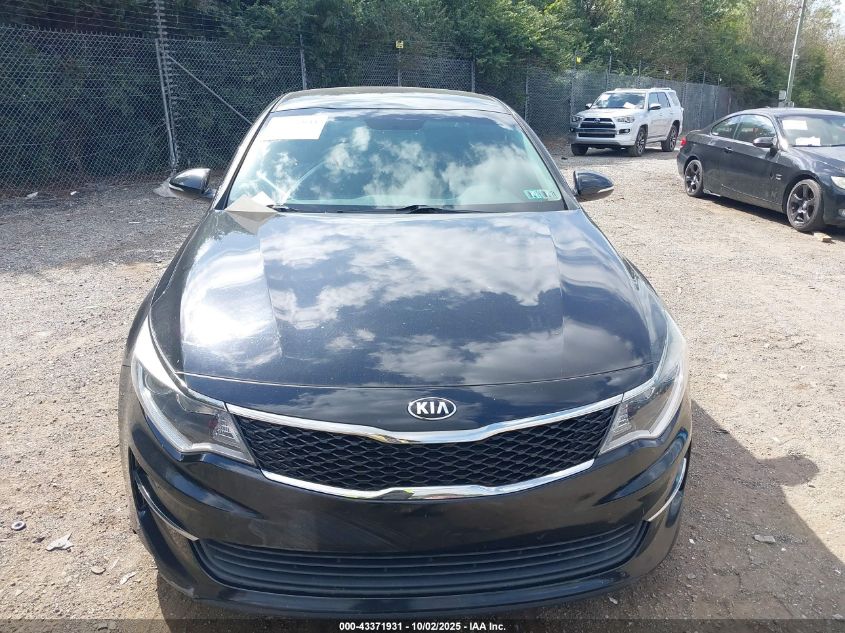 2016 Kia Optima Lx VIN: 5XXGT4L35GG025830 Lot: 43371931
