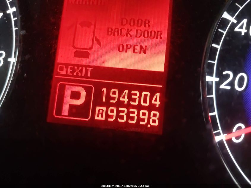 2008 Infiniti Ex35 Journey VIN: JNKAJ09F58M357962 Lot: 43371996