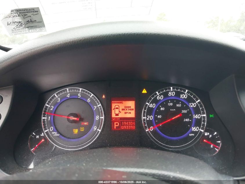 2008 Infiniti Ex35 Journey VIN: JNKAJ09F58M357962 Lot: 43371996