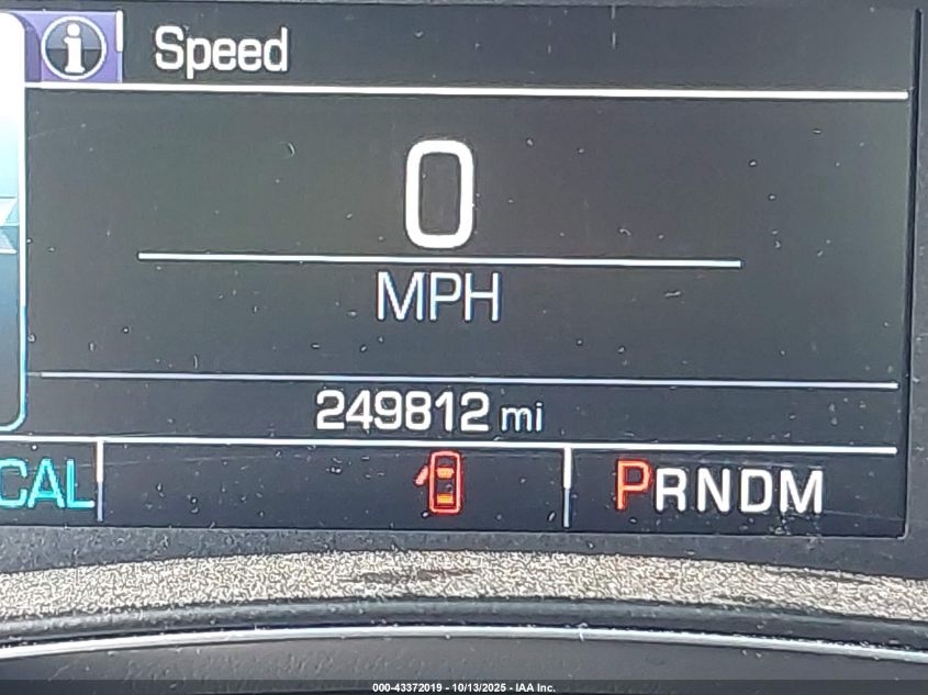 2015 Chevrolet Impala 2Lt VIN: 2G1125S39F9108675 Lot: 43372019