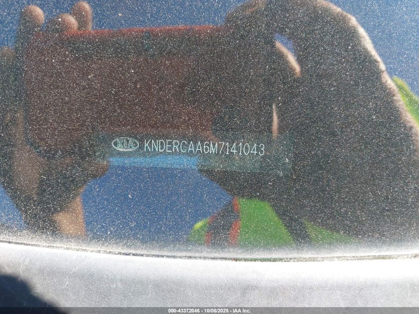 2021 Kia Seltos Ex VIN: KNDERCAA6M7141043 Lot: 43372046