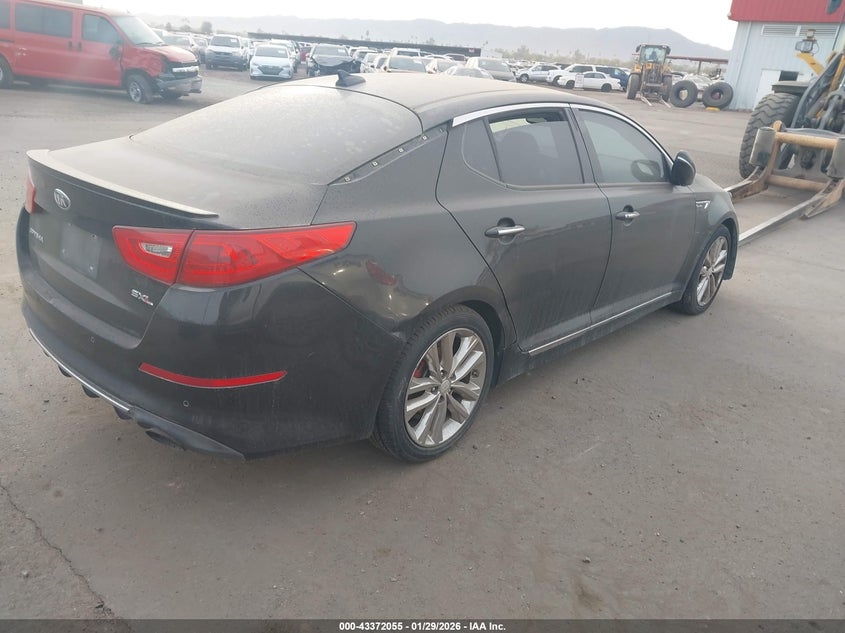 Vin: 5xxgr4a66eg349524, lot: 43866798, kia optima sxl turbo 20144