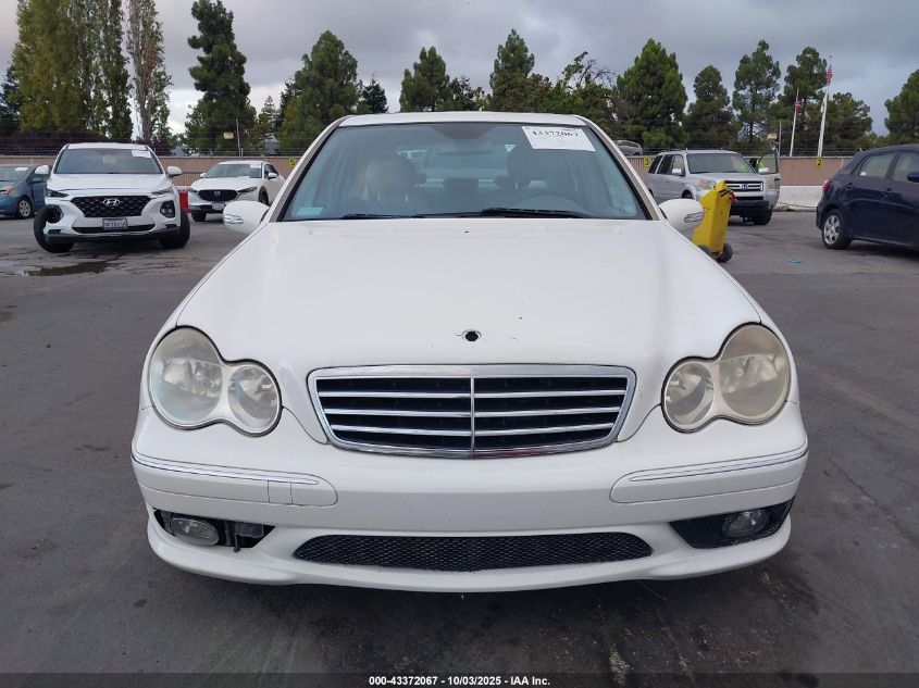 2005 Mercedes-Benz C 230 Kompressor Sport VIN: WDBRF40J55F621937 Lot: 43372067