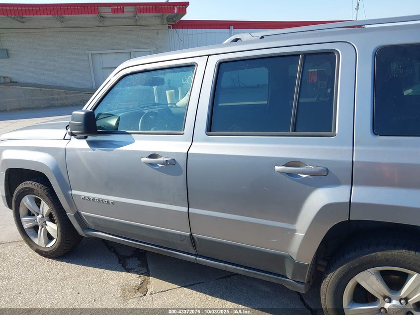 2017 Jeep Patriot Latitude 4X4 VIN: 1C4NJRFB1HD142118 Lot: 43372076