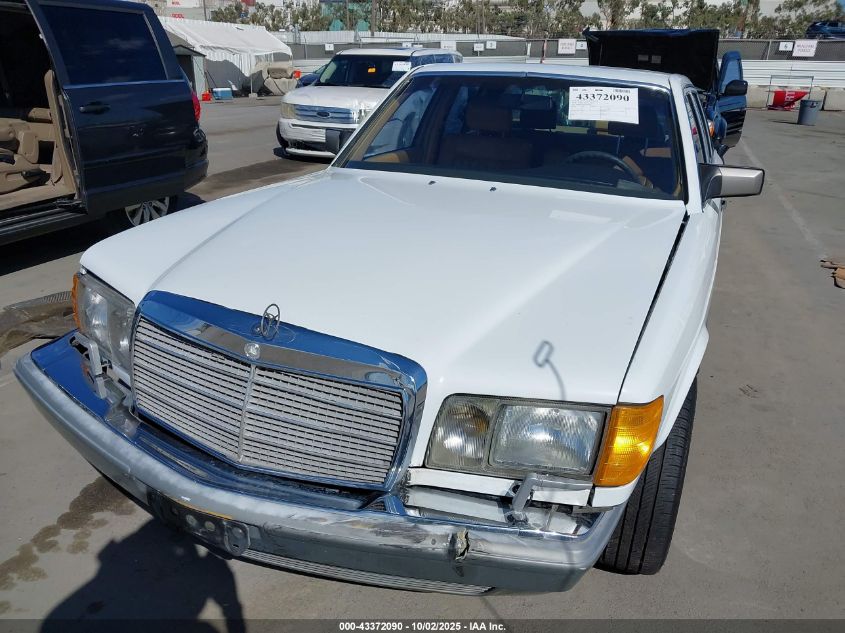 1988 Mercedes-Benz 420 Sel VIN: WDBCA35DXJA422827 Lot: 43372090
