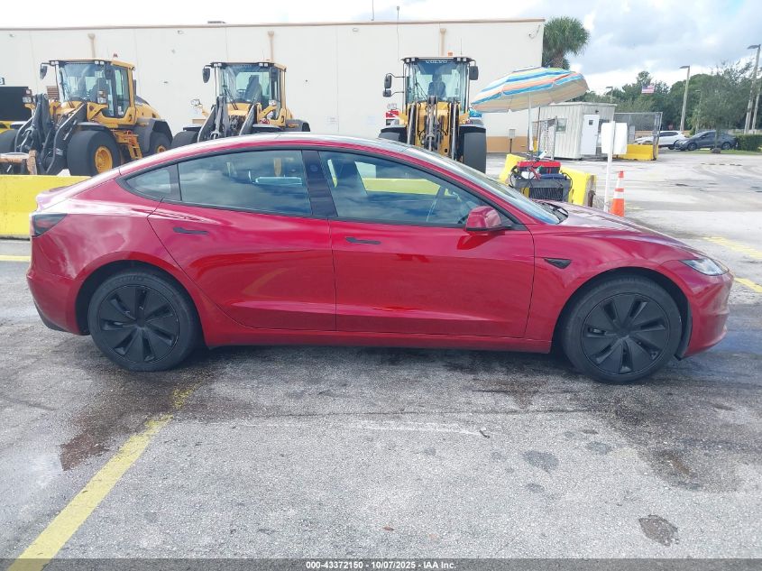 2024 Tesla Model 3 Long Range Dual Motor All-Wheel Drive/Rear-Wheel Drive VIN: 5YJ3E1EA4RF848158 Lot: 43372150