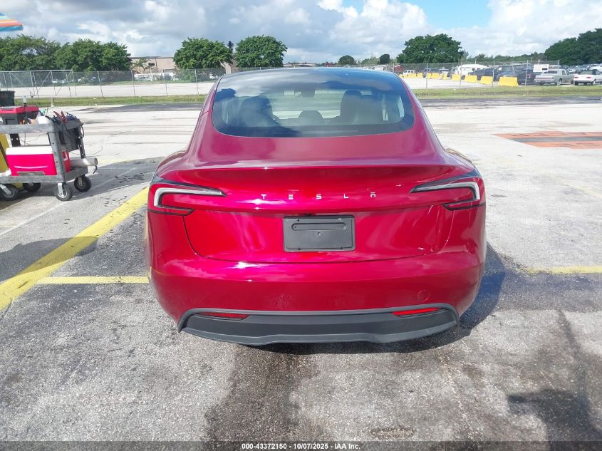 2024 Tesla Model 3 Long Range Dual Motor All-Wheel Drive/Rear-Wheel Drive VIN: 5YJ3E1EA4RF848158 Lot: 43372150