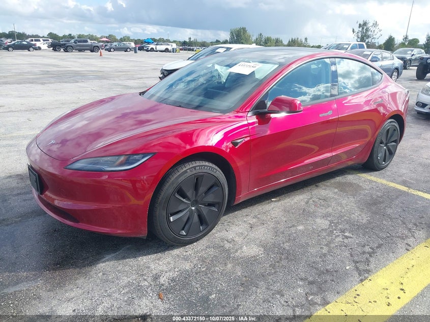 Vin: 5yj3e1ea4rf848158, lot: 43866893, tesla model 3 long range dual motor all-wheel drive/rear-wheel drive 20242